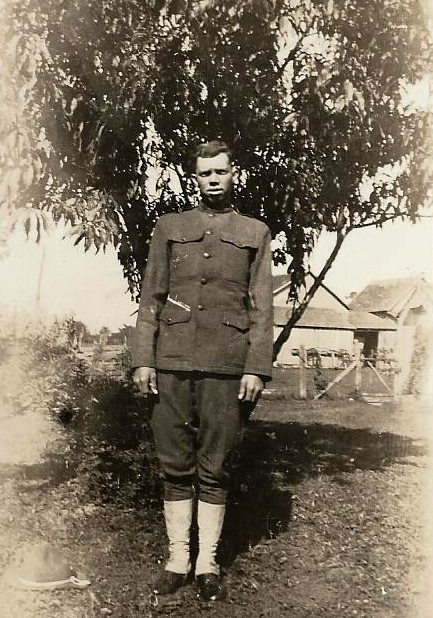Harvevey Loy in uniform