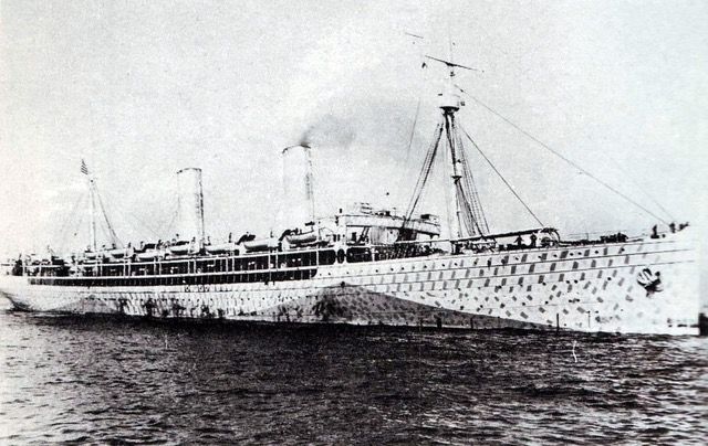 The S.S. St. Paul at sea
